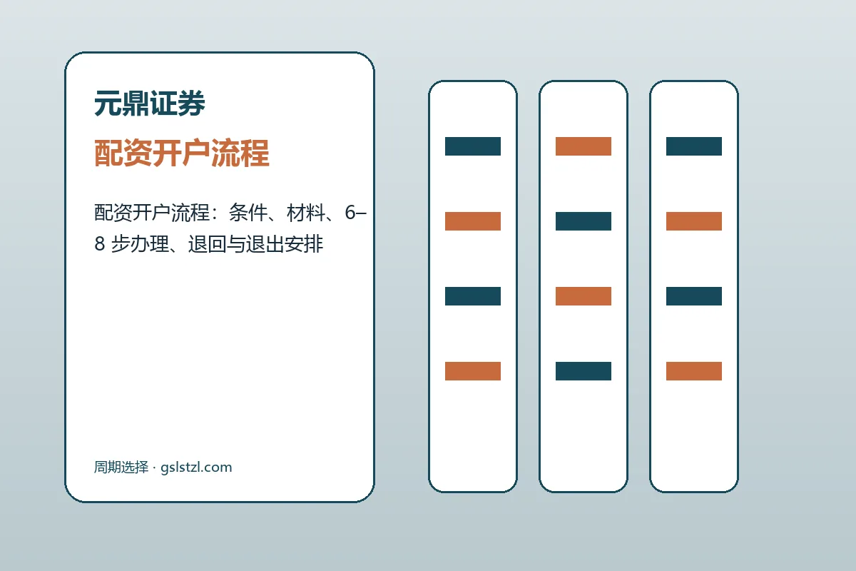 元鼎证券配资服务办理流程示意