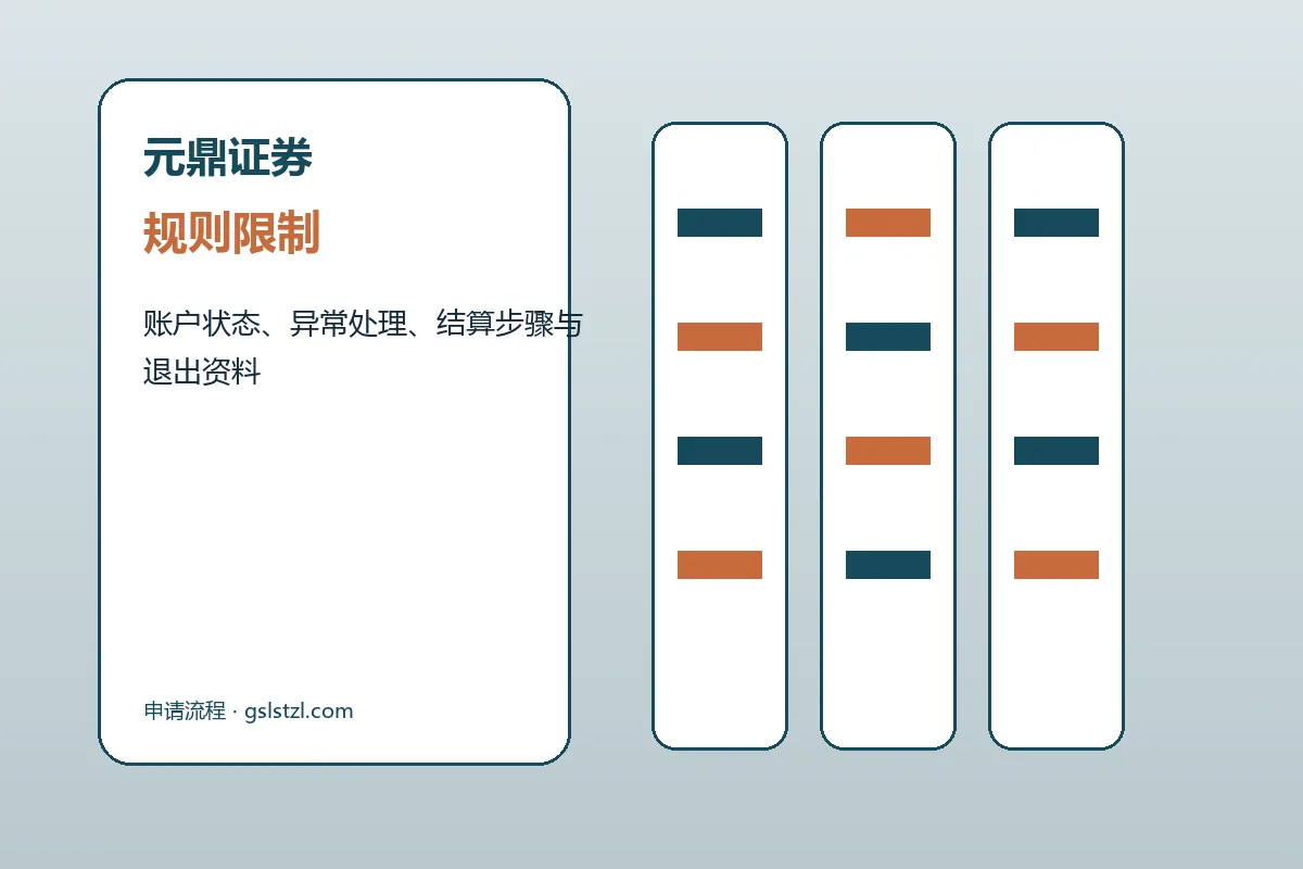 元鼎证券客户支持与服务流程示意